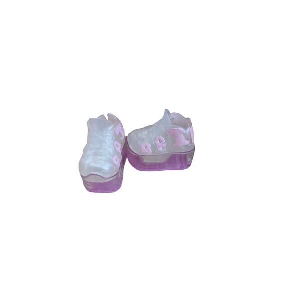 Rainbow High Doll Amaya Slime Edition Purple Clear Glitter Shoes Detachable Sole - Picture 4 of 6